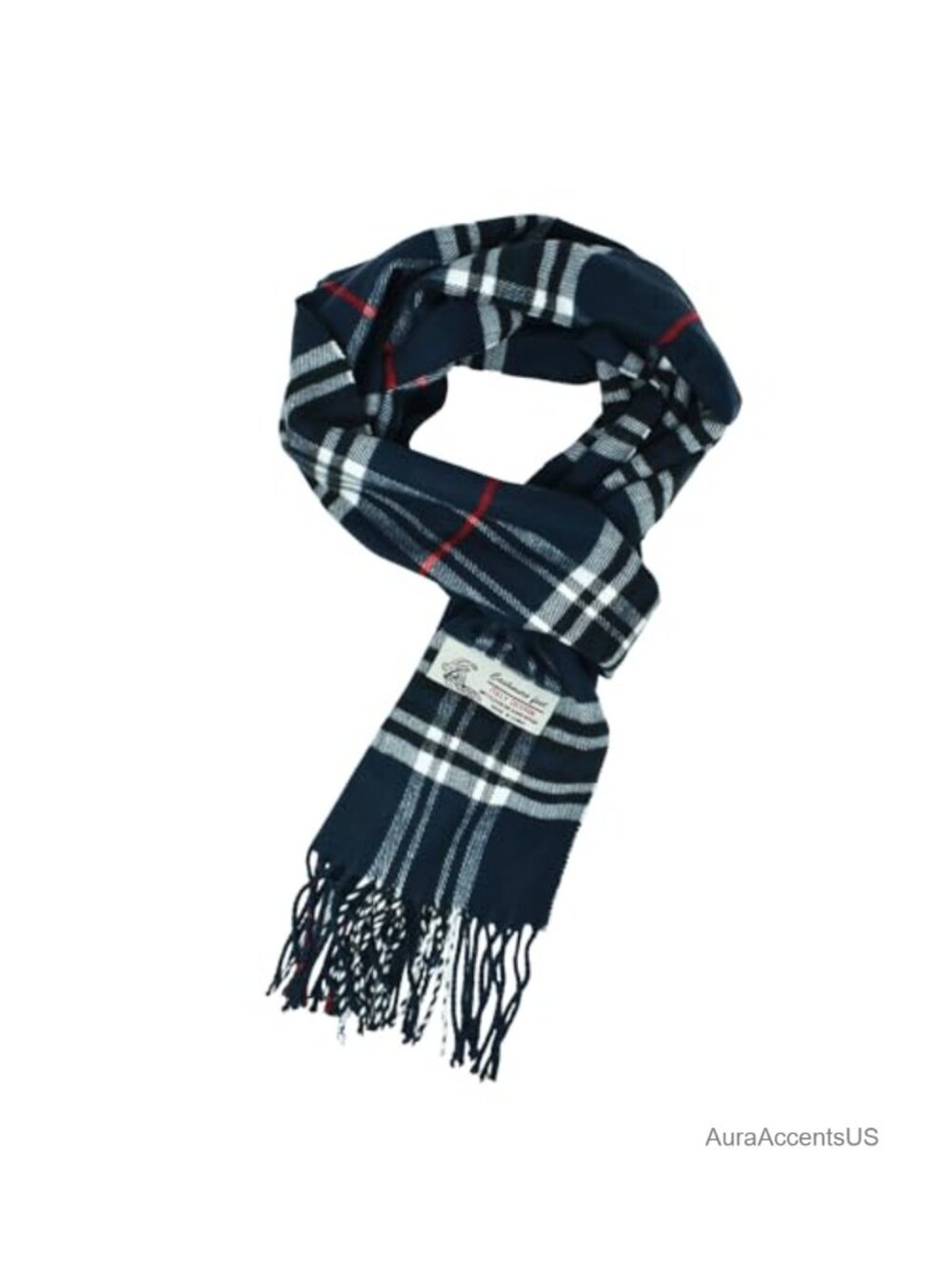 Classic Tartan Plaid Winter Scarf 100% Viscose Cashmere Feel 72"x12" Soft